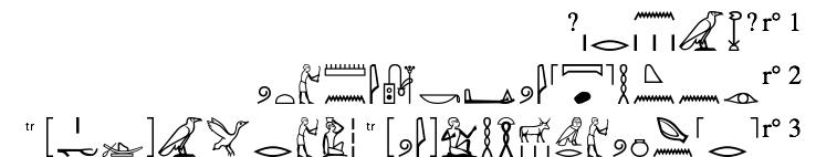 O. Ashmolean Museum 0283: Hierog. Trans.
